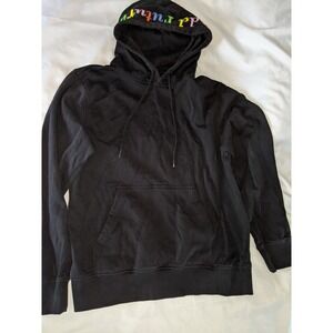 Odd Future Hooded Sweatshirt Spell Out Hoodie Size Large Black See Pictures